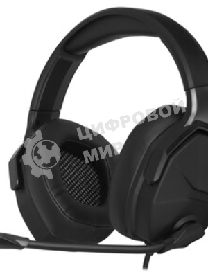 Гарнитура Acer OHW312 чёрный, проводная, USB, подсветка