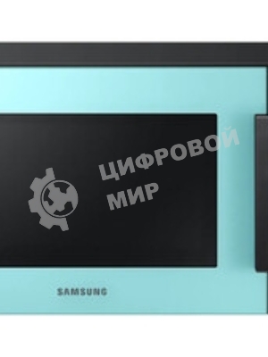 Микроволновая печь Samsung MS23T5018AN/BW голубой, 23 л, 800 Вт, переключатели - сенсор