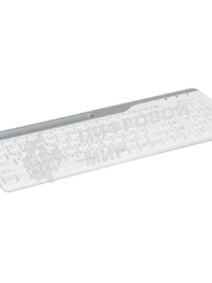 Клавиатура беспроводная A4Tech Fstyler FBK25, USB, Bluetooth/Радиоканал, белый/серый