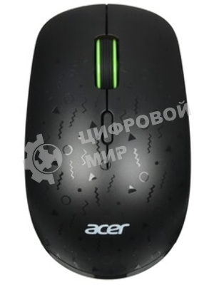 Мышь беспроводная Acer OMR307 черный, 1600 dpi, радиоканал, USB, кнопки - 4