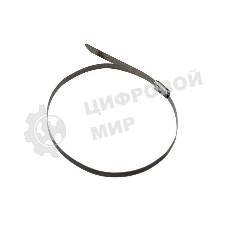 Хомут стальной GNC-79-200-S, 7,9х200мм, 50 шт, сталь 304, 1/100