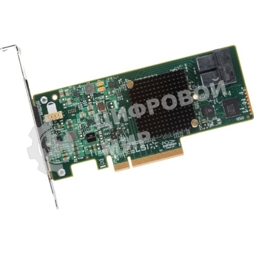 Контроллер LSI 9341-8I SGL 12Gb/s RAID 0/1/10/5/50 8i-ports (LSI00407)