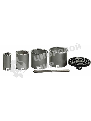 Набор коронок KRAFTOOL 3340_z01кольцевые с напылением из карбида вольфрама 4шт 33-53-67-73мм