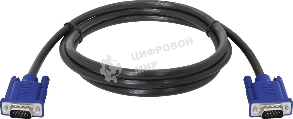 Кабель для монитора Defender SVGA HDDB15M M/M 1.8м BL BB340M-06