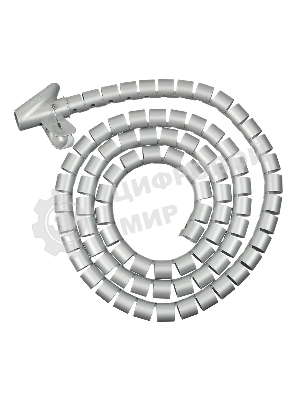 Кабельный органайзер Buro Spiral Hose 25x2000мм Silver