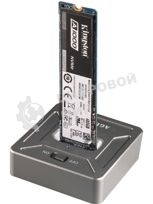 Док Станция SSD M.2 NVME AgeStar 31CBNV1C (GRAY) серый