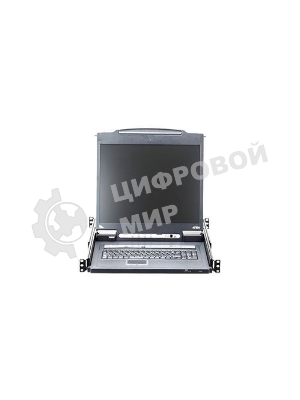 Переключатель KVM 16-портовый IP с ЖК-дисплеем Slideaway/ATEN SINGLE RAIL 16P PS/2-USB LCDKVMP 17INCH WIH IP