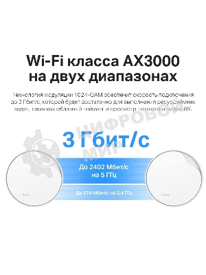Система Mesh PoE AX3000 Whole Home Mesh Wi-Fi 6 System with PoE