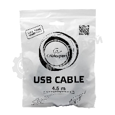 Кабель Gembird USB 2.0 PRO для соед. 4.5м AM/BM позол. контакты, пакет
