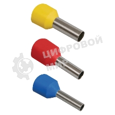 Наконечник-гильза изол. Е2508 (уп. 100 шт) ИЭК UGN10-D25-04-08