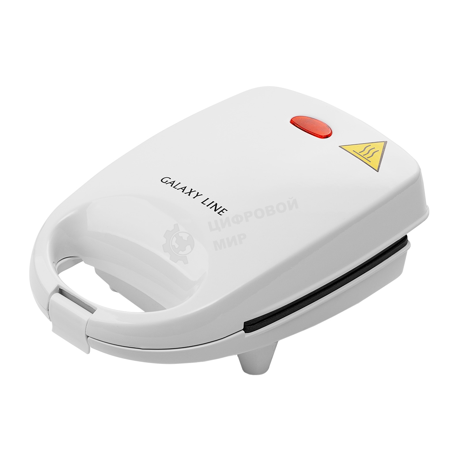 Вафельница Galaxy Line GL 2970, белый, с несъемными пластинами, 650 Вт