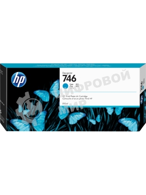 Картридж струйный HP 746 300-ml голубой Ink Cartridge