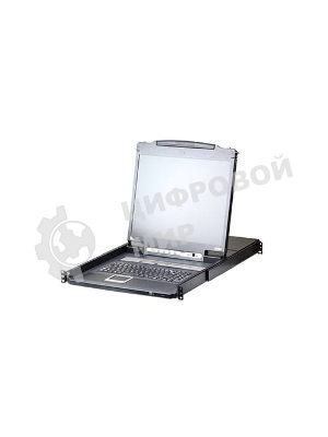 Переключатель KVM 16-портовый IP с ЖК-дисплеем Slideaway/ATEN SINGLE RAIL 16P PS/2-USB LCDKVMP 17INCH WIH IP