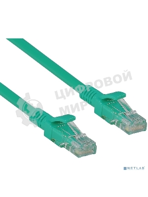 Патч-корд UTP cat.5e, 3м ExeGate зеленый