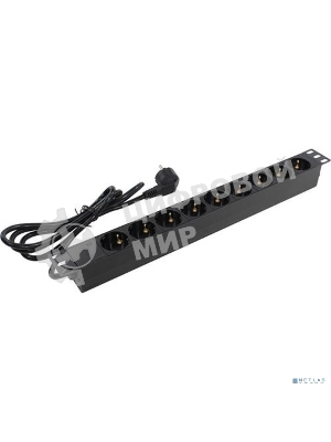 Блок розеток горизонтальный ExeGate ServerPro PDU-19H902 Al-9S-EU1.8, 19