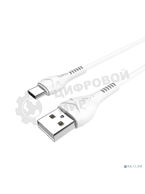 Кабель USB Type-C/HOCO HC-10512 X37/1m/2.4A/White