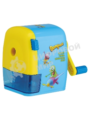 Точилка для карандашей механическая Deli E0629 miYou, 1 отверстие, пластик, ассорти