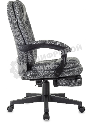 Кресло Бюрократ CH-868MSG-BF 3C1 серый, ткань, подставка для ног