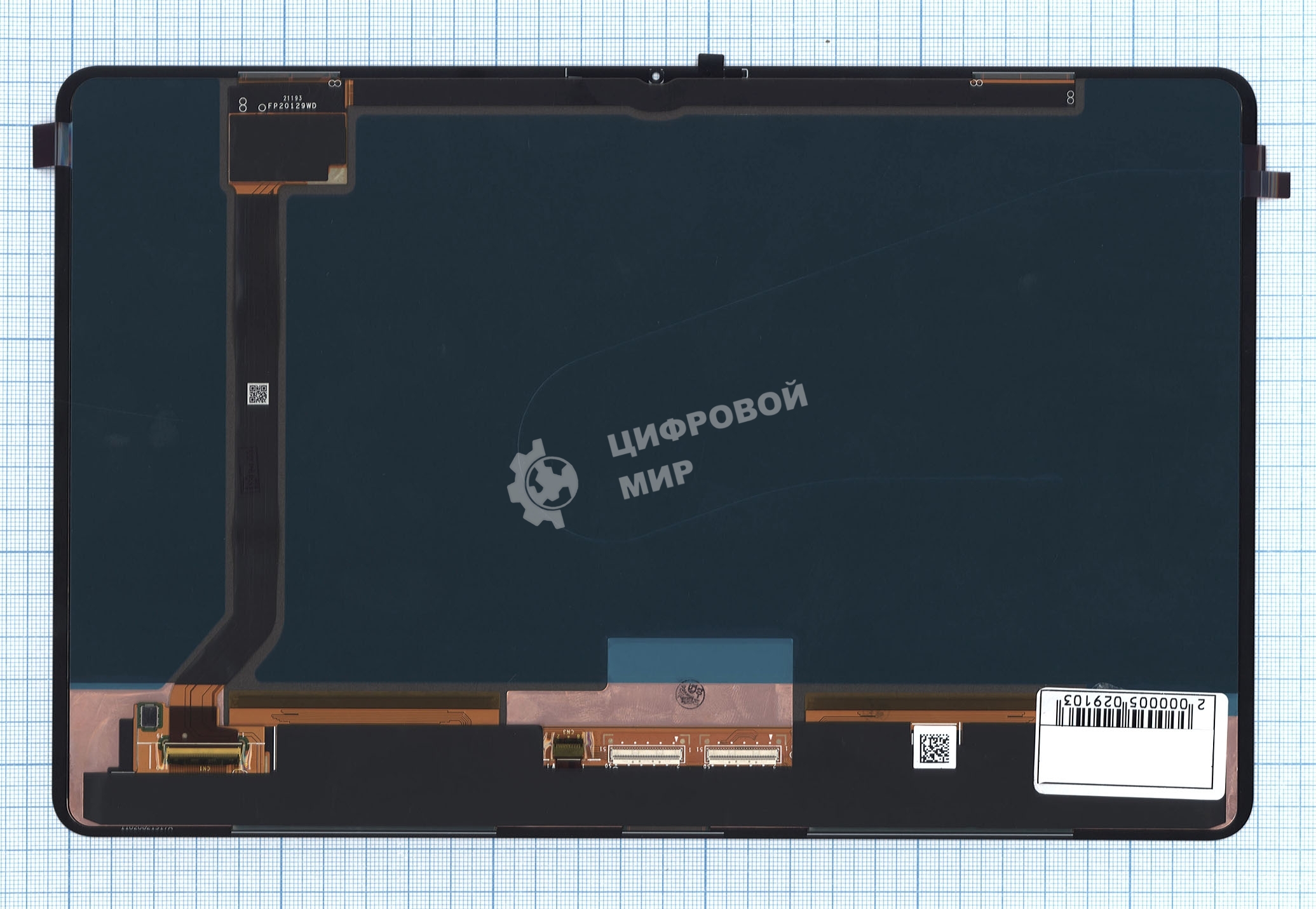Модуль (матрица + тачскрин) для Huawei MatePad Pro 12.6 (WGR-W19/WGR-W09) черный