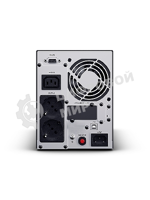 Источник бесперебойного питания Сайбер Электро ИБП ЭКСПЕРТ-II-1000 Онлайн, Напольное исполнение 1000ВА/900Вт USB/RS-232/SNMPslot (2 EURO + 1 IEC С13) (12В/7Ач. х 2)