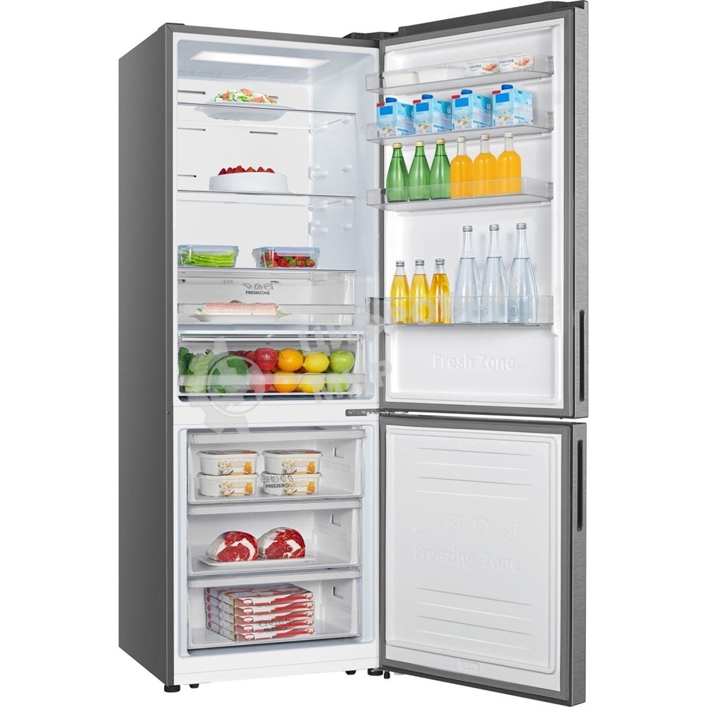 Холодильник Gorenje NRK720EAXL4 серый двухкамерный 347/109л морозилка снизу, No Frost