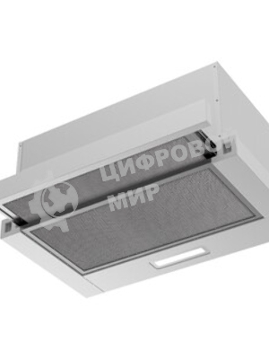 Вытяжка встраиваемая Evelux TEL 50 W белый, 50 см, 710 куб. м/ч, 47 дБ