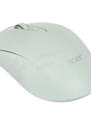 Мышь беспроводная Acer OMR309 зеленый, 1600 dpi, радиоканал, USB, кнопки - 4