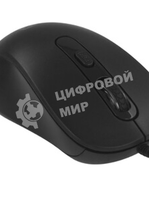 Мышь проводная Oklick 211M черный, 2400 dpi, USB, кнопки - 6