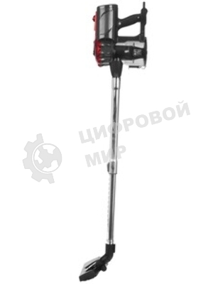 Пылесос вертикальный BRAYER BR4268 серый/красный, питание от сети, 185 Вт, уборка сухая, пылесборник 0,8 л