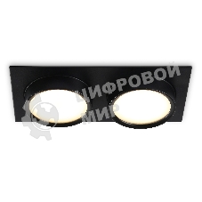 Светильник Ambrella light TN6743/2 BK черный IP44 GX53/2 210*110*57