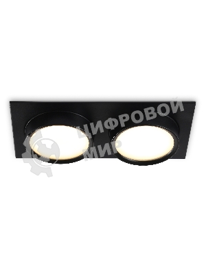 Светильник Ambrella light TN6743/2 BK черный IP44 GX53/2 210*110*57