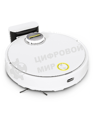 Робот-пылесос Karcher RCV 3 белый, 3200 мAч Li-Ion, уборка сухая/влажная, пылесборник контейнер 0.5 л