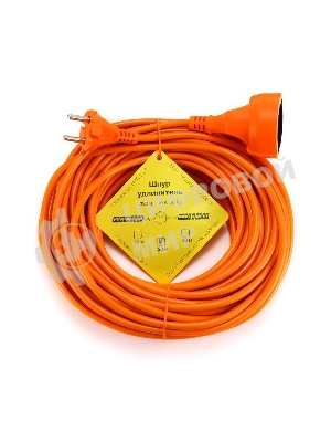 Удлинитель в бухте PowerCube 10А/2,2 кВт, 1 розетка, 20 м, оранжевый