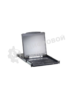 Переключатель KVM 16-портовый IP с ЖК-дисплеем Slideaway/ATEN SINGLE RAIL 16P PS/2-USB LCDKVMP 17INCH WIH IP