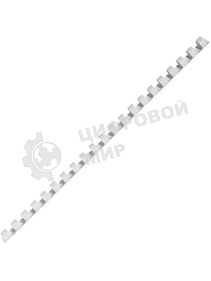 Пружины для переплета пластиковые Fellowes Lamirel LA-7867401 14 мм белый 100 шт