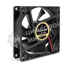Вентилятор для корпуса ExeGate ExtraPower EP08025B2P черный, 80 мм, 2900 об/мин, 29.5 дБ, 2 pin