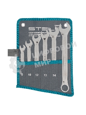 Набор ключей комбинированных Stels 6 шт. 8-17 мм антислип