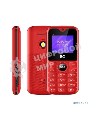 Мобильный телефон BQ 1853 Life черный/красный