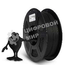 Филамент NVPrint PLA Matte черный для 3D печати диаметр 1.75мм длина 330 метров масса 1 кг