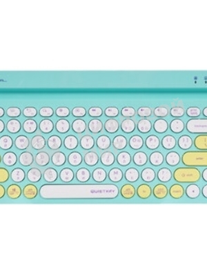 Клавиатура беспроводная A4Tech Fstyler FBK30, USB, Bluetooth/Радиоканал, зеленый