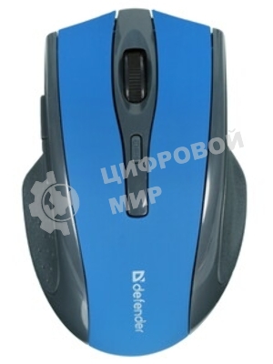Мышь беспроводная Defender Accura MM-665 черный, 1600 dpi, радиоканал, USB, кнопки - 6