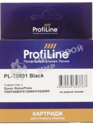 Картридж струйный ProfiLine PL-08014 для принтеров Epson StylusPhoto P50/PX660/PX720WD/PX820WD Black водн