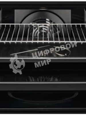 Духовой шкаф электрический Electrolux с конвекцией, приготовление на пару, объем 72 л, 10 режимов, автопрограммы, очистка пиролитическая, 3 стекла в дверце, направляющие проволочные + телескопические (1 уровень)