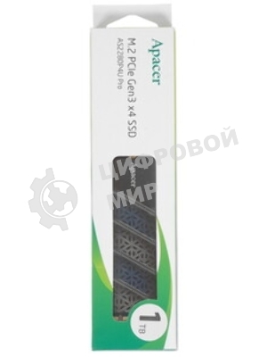 Накопитель SSD Apacer 1Tb, M.2 2280, AS2280P4 PCIe 3.0 x4, NVMe, R/W 3000/2000