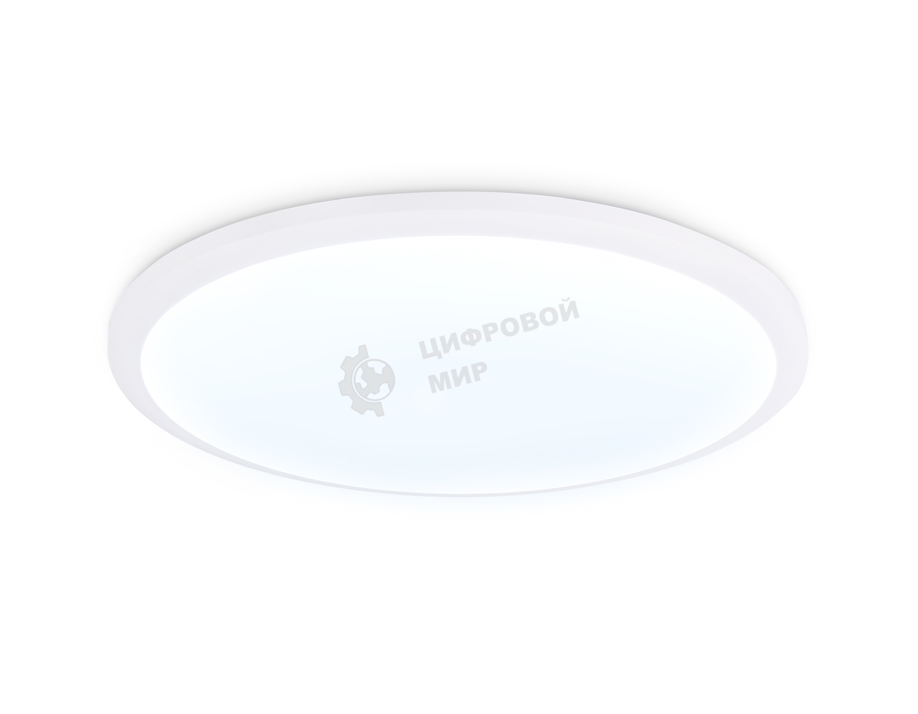 Потолочный светодиодный светильник Ambrella light FZ1231 WH белый IP44 42W 6400К D370*55 (Без ПДУ)