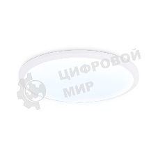 Потолочный светодиодный светильник Ambrella light FZ1231 WH белый IP44 42W 6400К D370*55 (Без ПДУ)