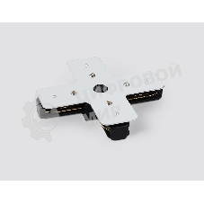 GL7172 BK черный матовый коннектор Х-образный для однофазного шинопровода Standard 220V NEW 105*105*20