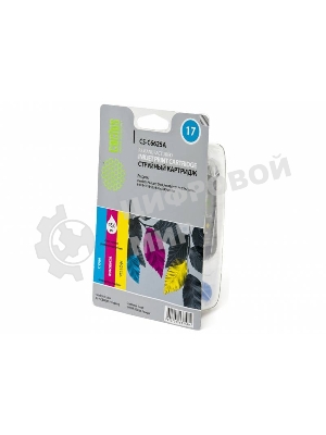 Картридж струйный Cactus CS-C6625A №17 цветной (480 стр., 39 мл.) для HP DJ 816c/817/825/840/841c/842c/843c/845c