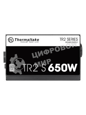 Блок питания Thermaltake TR2 S 650W Retail (PS-TRS-0650NPCWEU-2), 650Вт, 80 PLUS,120мм, черный