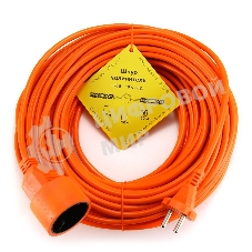 Удлинитель в бухте PowerCube 10А/2,2 кВт, 1 розетка, 30 м, оранжевый